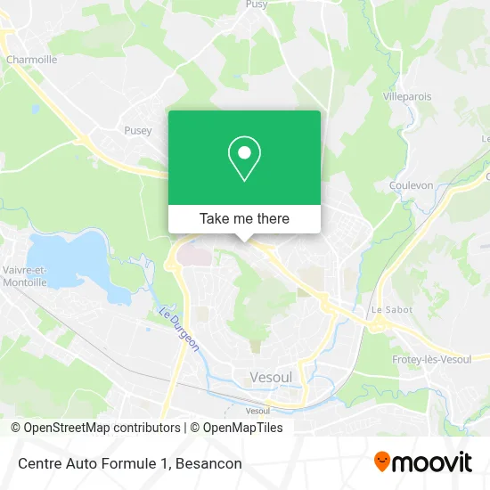 Centre Auto Formule 1 map