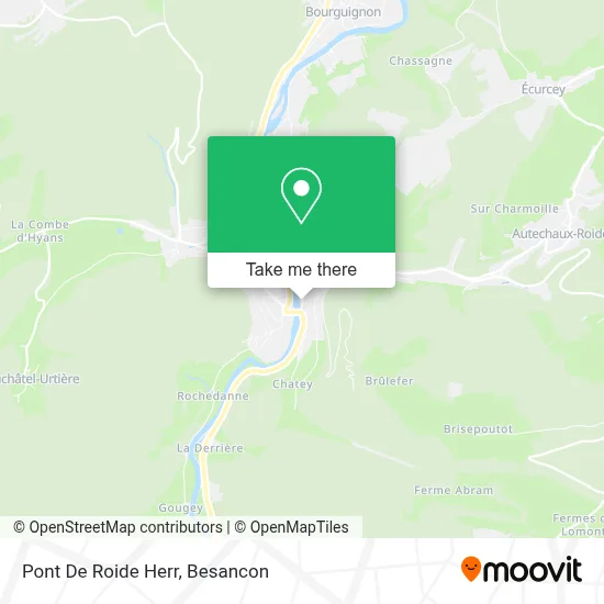 Pont De Roide Herr map