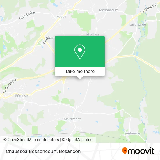 Chausséa Bessoncourt map