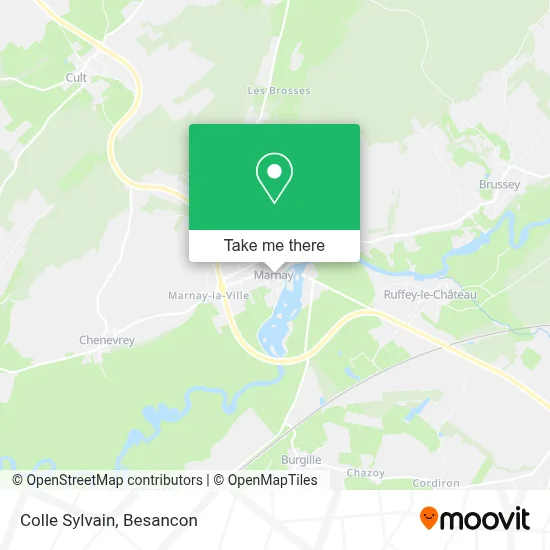 Colle Sylvain map