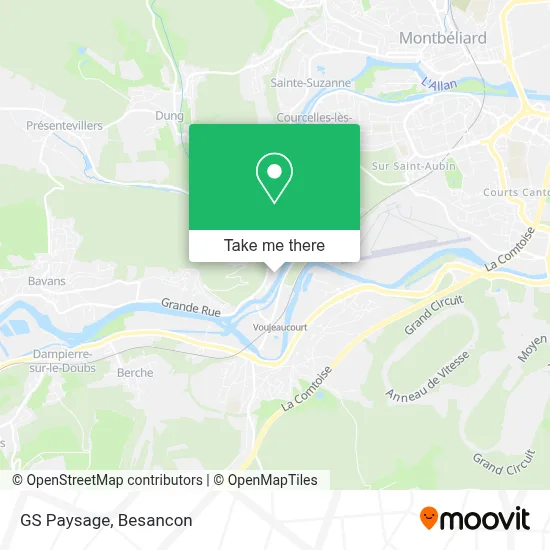 GS Paysage map