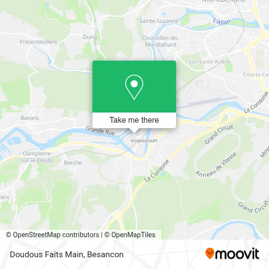 Doudous Faits Main map