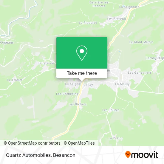 Quartz Automobiles map