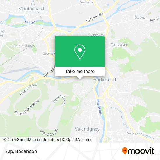 Alp map