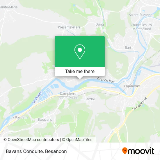 Bavans Conduite map