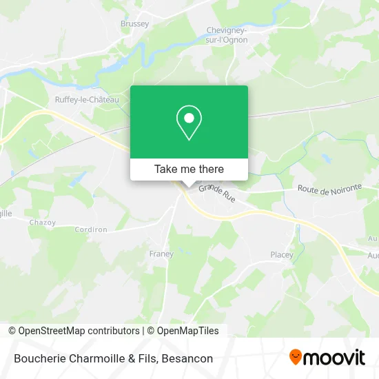 Boucherie Charmoille & Fils map