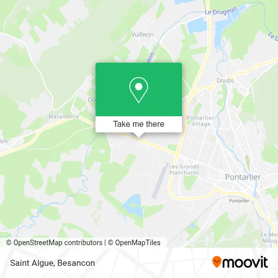 Saint Algue map