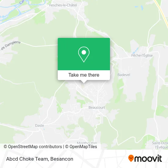 Abcd Choke Team map