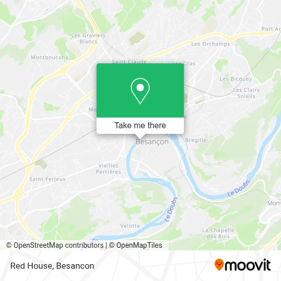 Red House map