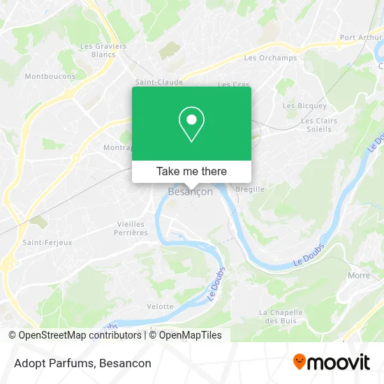 Adopt Parfums map