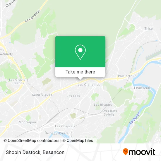 Shopin Destock map