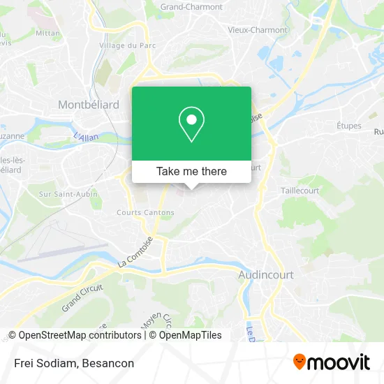 Frei Sodiam map
