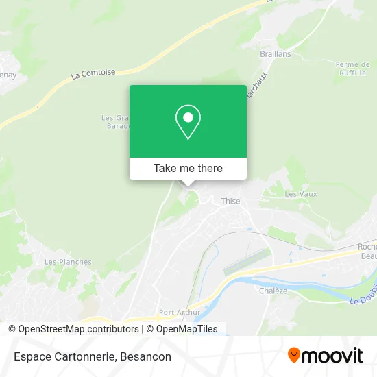 Espace Cartonnerie map