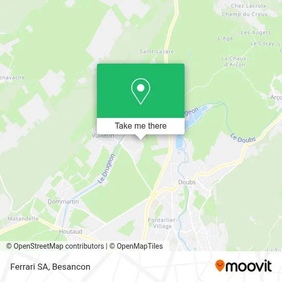 Ferrari Sa map