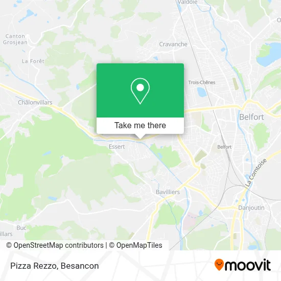 Pizza Rezzo map