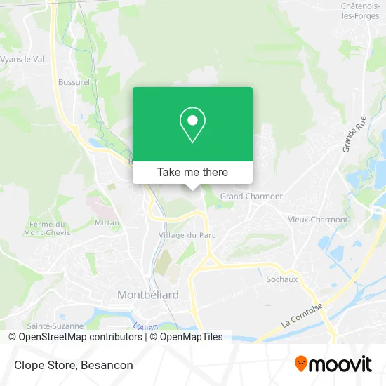 Clope Store map