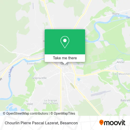 Chourlin Pierre Pascal Lazerat map