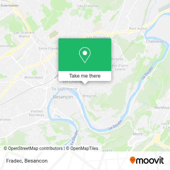 Fradec map