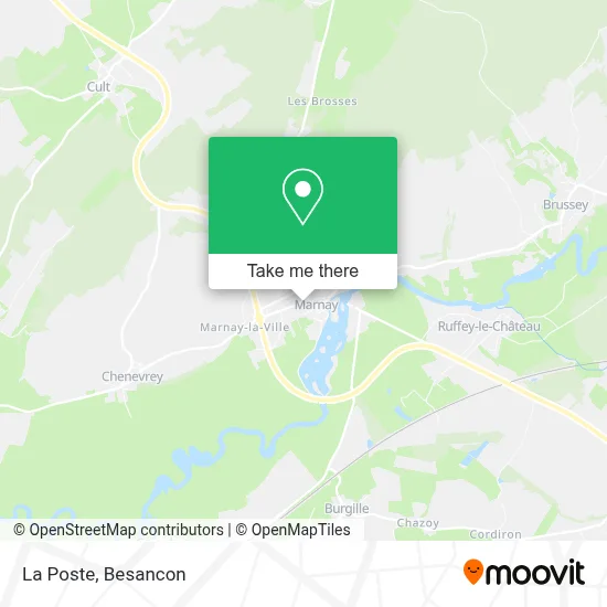 La Poste map