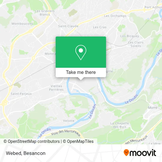 Webed map