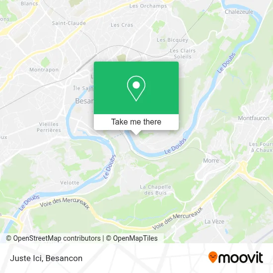 Juste Ici map