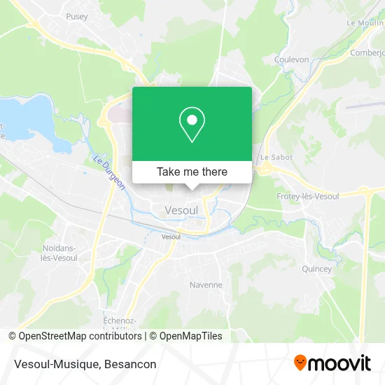 Vesoul-Musique map