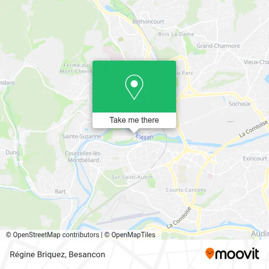 Régine Briquez map