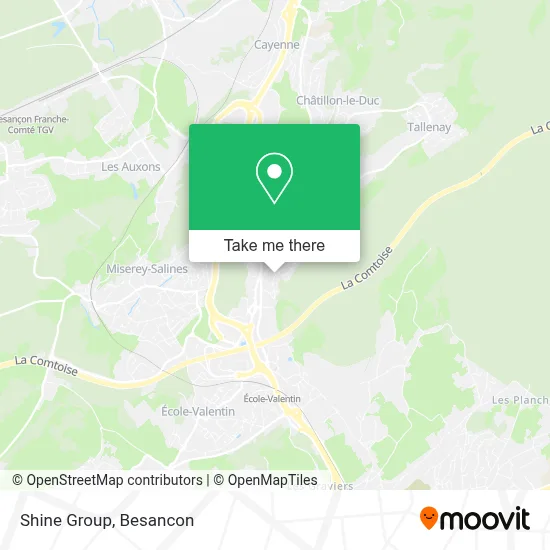 Shine Group map