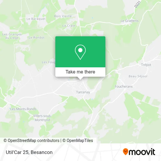 Util'Car 25 map