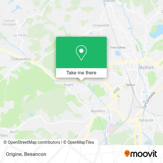 Origine map