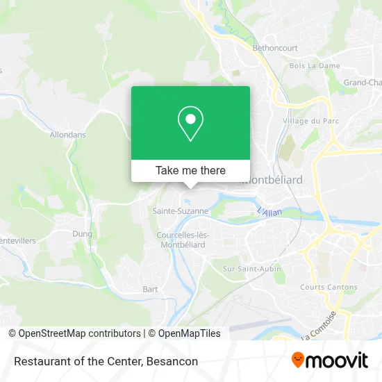 Restaurant Du Centre map
