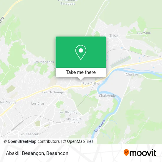 Abskill Besançon map