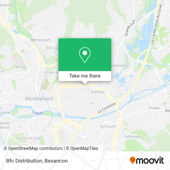 Bfc Distribution map
