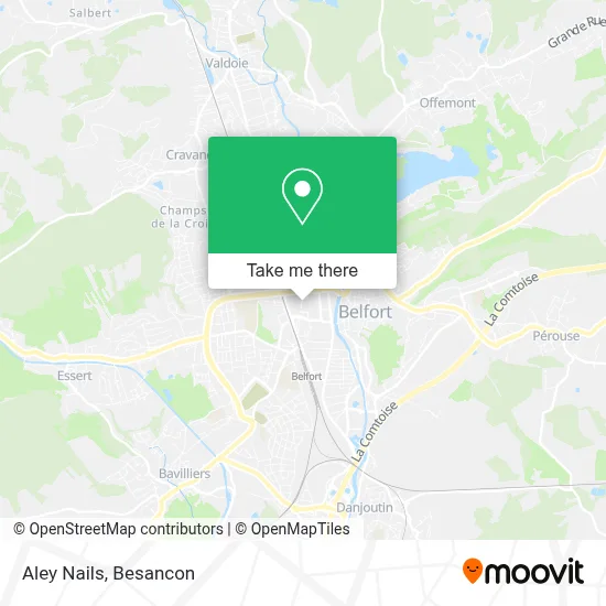 Aley Nails map