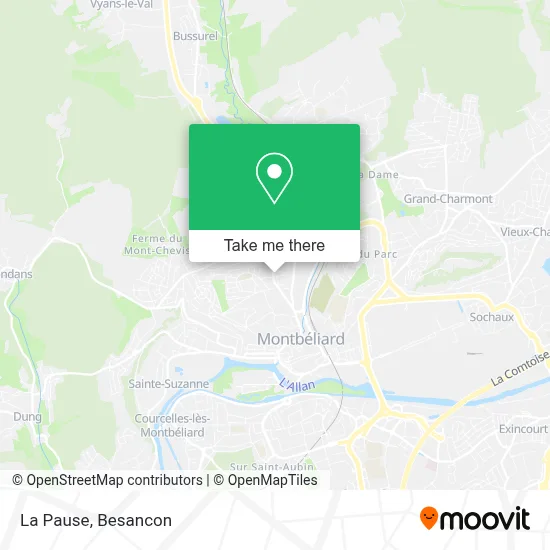 La Pause map