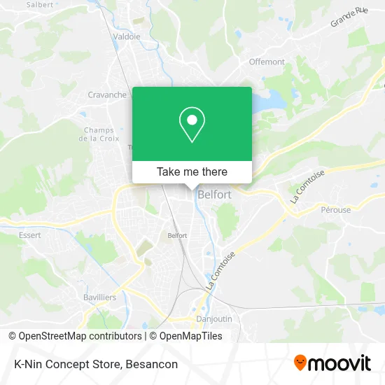 K-Nin Concept Store map