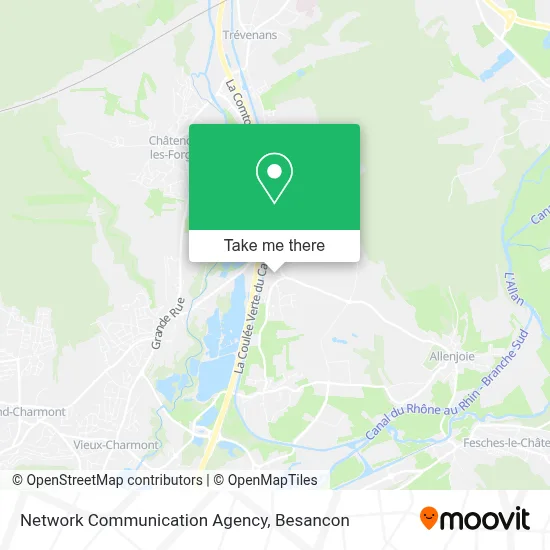 Network Communication Agency map