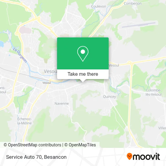 Service Auto 70 map