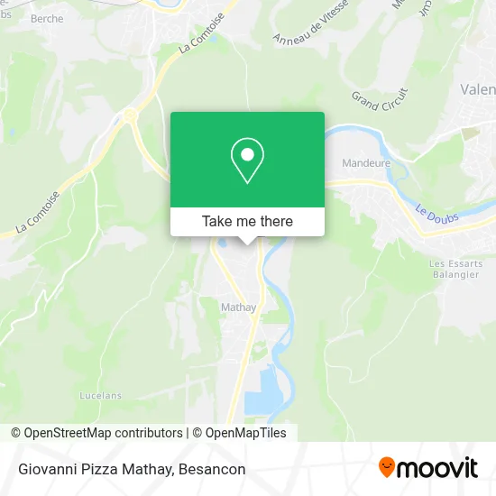 Giovanni Pizza Mathay map