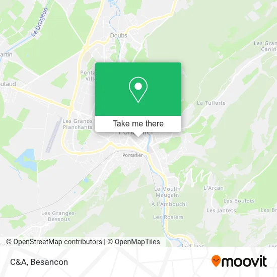 C&A map