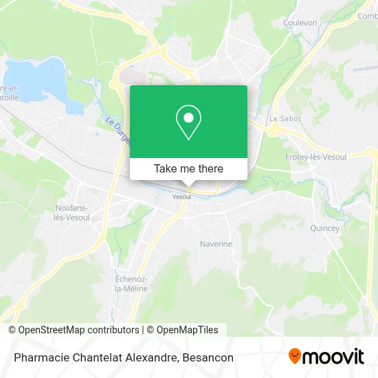 Pharmacie Chantelat Alexandre map