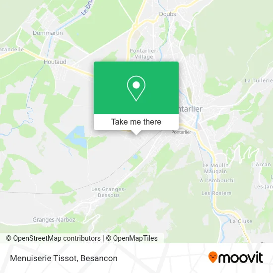 Menuiserie Tissot map