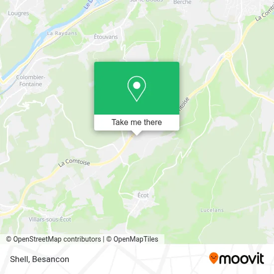 Mapa Shell
