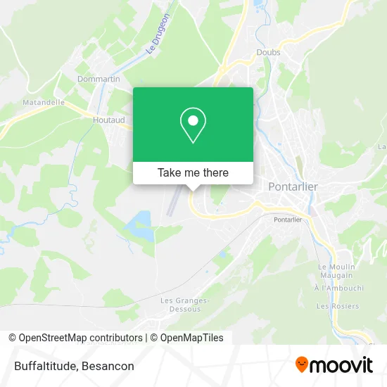 Buffaltitude map
