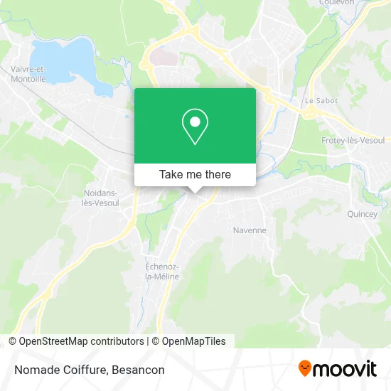 Nomade Coiffure map