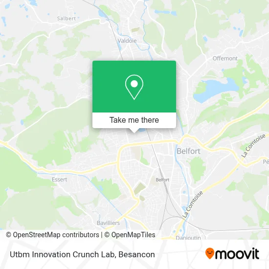 Utbm Innovation Crunch Lab map