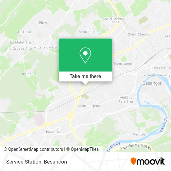Station Service map