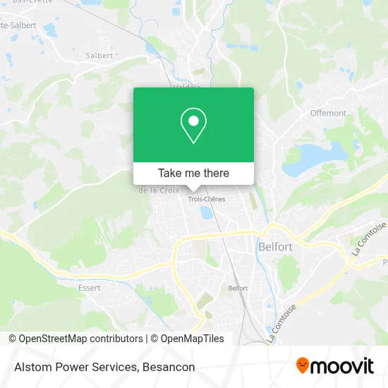 Alstom Power Services map