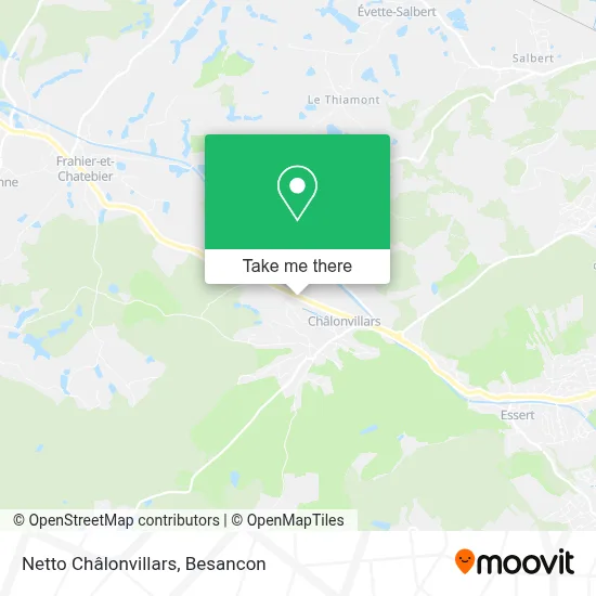 Netto Châlonvillars map