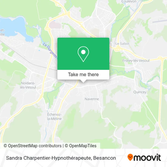 Sandra Charpentier-Hypnothérapeute map